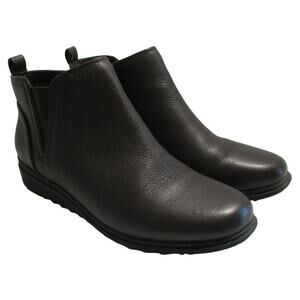 Easy Spirit Women's Yvonne Brown Side Zip Ankle Boots Size 6.5M